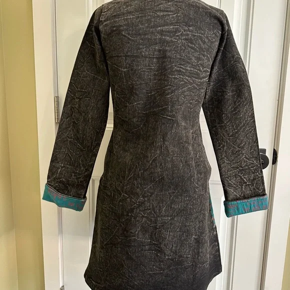 Colorful Embroidered Jean Jacket - Picture 8 of 16